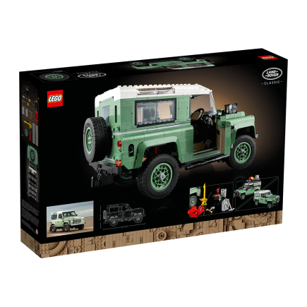 Конструктор — автомобиль Land Rover Classic Defender 90 LEGO Icons (#10317) - фото 2