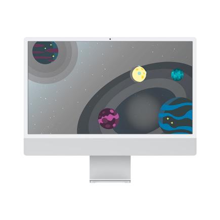 Моноблок Apple iMac 4.5K 24" кастомный (M3 8-Core, GPU 10-Core, 16GB, 2TB) (Серебристый | Silver) (2023)