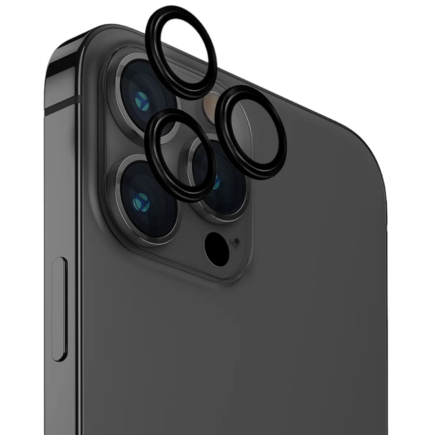 Защитное стекло с оправой для камеры Uniq Optix Aluminium Lens Protector для iPhone 15 Pro