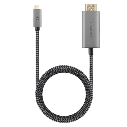 Кабель-адаптер Energea FibraTough USB-C — HDMI (2 м) (CBL-FTC4HD-BLK200)