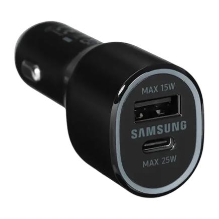 Автомобильное зарядное устройство Samsung мощностью 40 Вт (USB-C, USB-A) (EP-L4020)