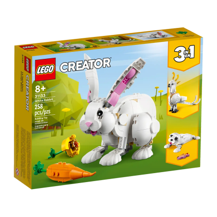 Конструктор — белый кролик LEGO Creator 3-in-1 (#31133) - фото 7