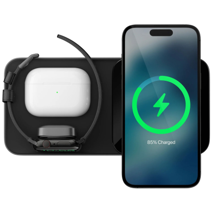 Зарядная станция с поддержкой MagSafe и магнитным креплением для Apple Watch Nomad Base One Max Charger