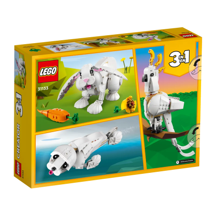 Конструктор — белый кролик LEGO Creator 3-in-1 (#31133) - фото 6