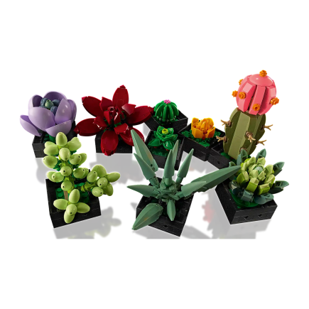 Конструктор — суккуленты LEGO Icons Botanical Collection (#10309) - фото 4