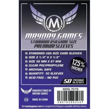 Протекторы для карт Mayday Games «Премиум» (56x87 мм) (комплект — 50 штук)