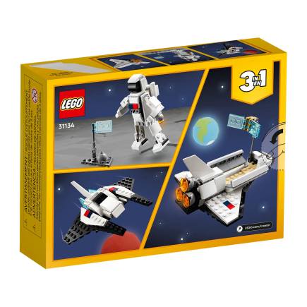 Конструктор — космический шаттл LEGO Creator 3-in-1 (#31134) - фото 8