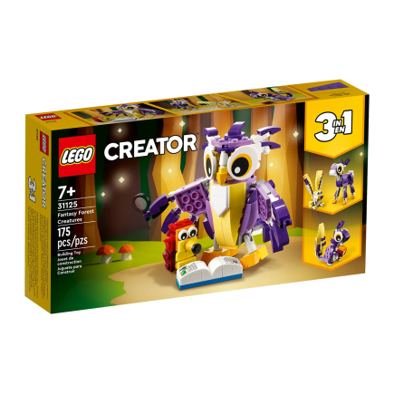 Конструктор — удивительные лесные обитатели LEGO Creator 3-in-1 (#31125) - фото 8