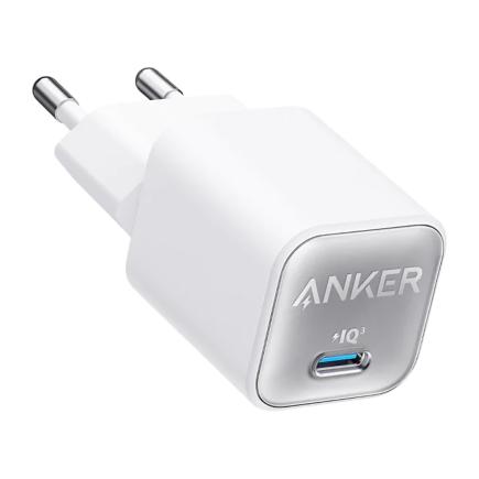 Сетевое зарядное устройство Anker 511 PowerPort Nano III мощностью 30 Вт (USB-C) (GaN)