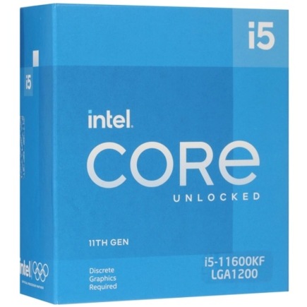 Процессор Intel Core i5-11600KF (3.9 ГГц, 12 MB, LGA 1200) Box