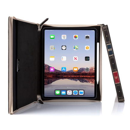 Кожаный чехол-книга на молнии  Twelve South BookBook Vol. 2 для iPad Pro 12,9 дюйма с клавиатурой