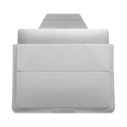 Чехол-конверт из веганской кожи с подставкой MOFT Carry Sleeve для MacBook Pro 14 дюймов (2021 и новее)