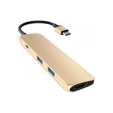 USB-Хаб Satechi Slim Multiport Adapter с USB-C (ST-CMA)