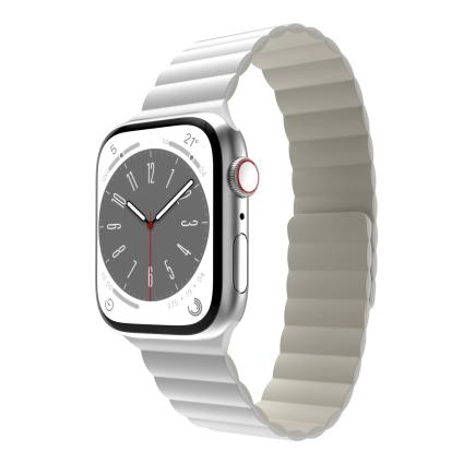 Силиконовый ремешок MAGEASY Skin для Apple Watch 42, 44, 45 мм, Ultra и Ultra 2