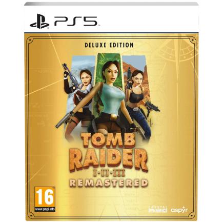 Игра Tomb Raider I–III Remastered Starring Lara Croft Deluxe Edition для PlayStation 5 (полностью на русском языке)