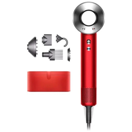 Фен Dyson Supersonic HD07 Gift Edition Красный/«Никель» | Red/Nickel
