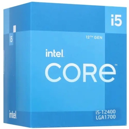 Процессор Intel Core i5-12400 (2.5 ГГц, 18 MB, LGA 1700) Box
