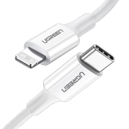 Кабель Ugreen USB-C — Lightning (1,5 м) (US171)