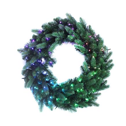 Рождественский венок с умной гирляндой Twinkly Pre-lit Regal Wreath (60x60 см, 50 светодиодов)