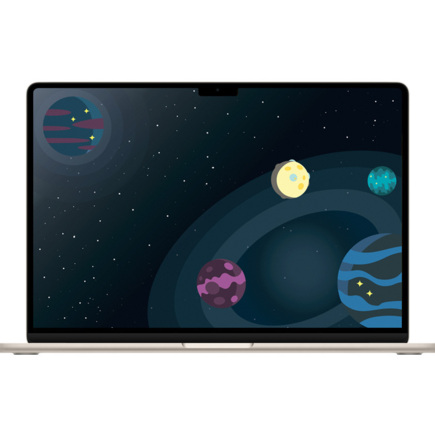 Apple MacBook Air 15 Retina Starlight (M2 8-Core, GPU 10-Core, 16 GB, 256 Gb)