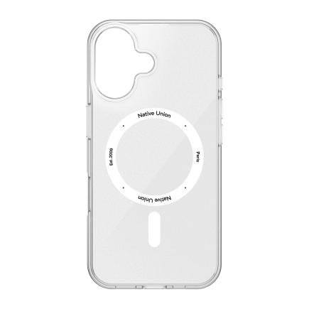 Гибридный чехол с поддержкой MagSafe Native Union (Re)Clear Case для iPhone 16