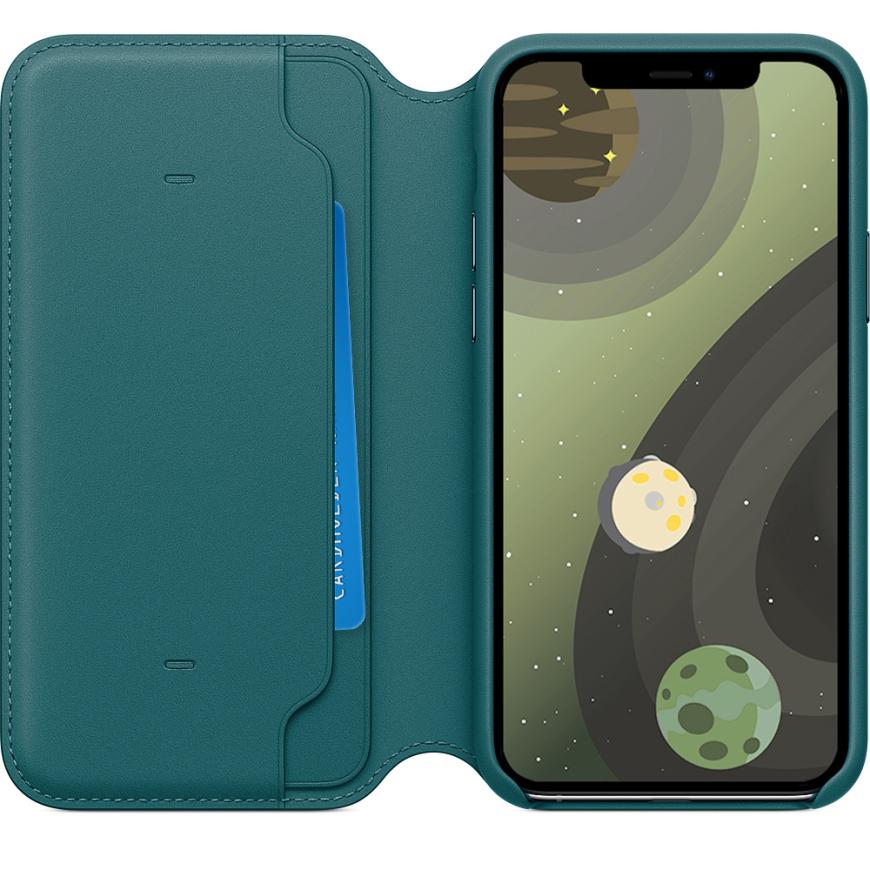 Кожаный чехол Apple Leather Folio для iPhone 11 Pro