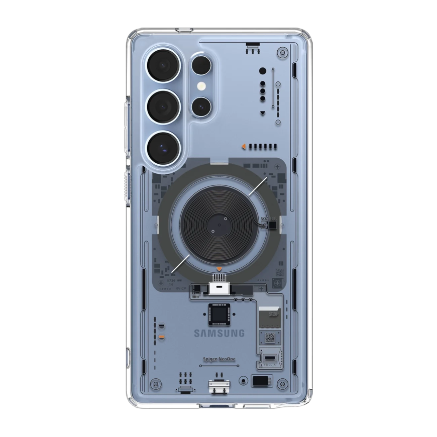 Прозрачный чехол MagSafe Spigen Ultra Hybrid Neo One MagFit для Samsung Galaxy S25 Ultra