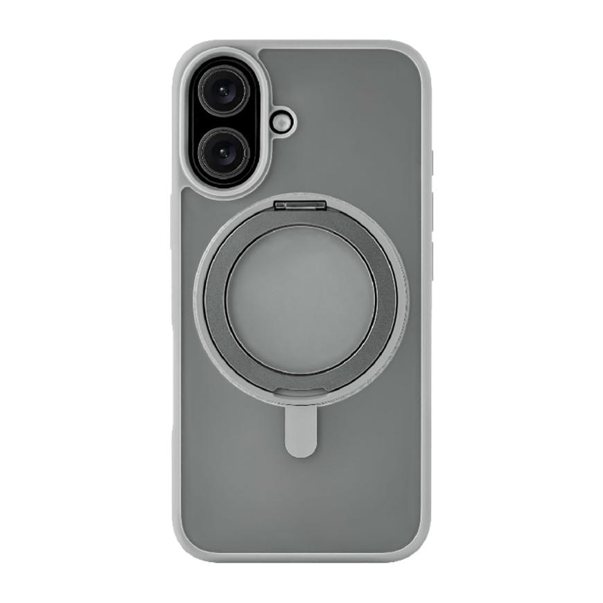 Прозрачный чехол MagSafe с подставкой uBear Clip 360 Mag Case для iPhone 16