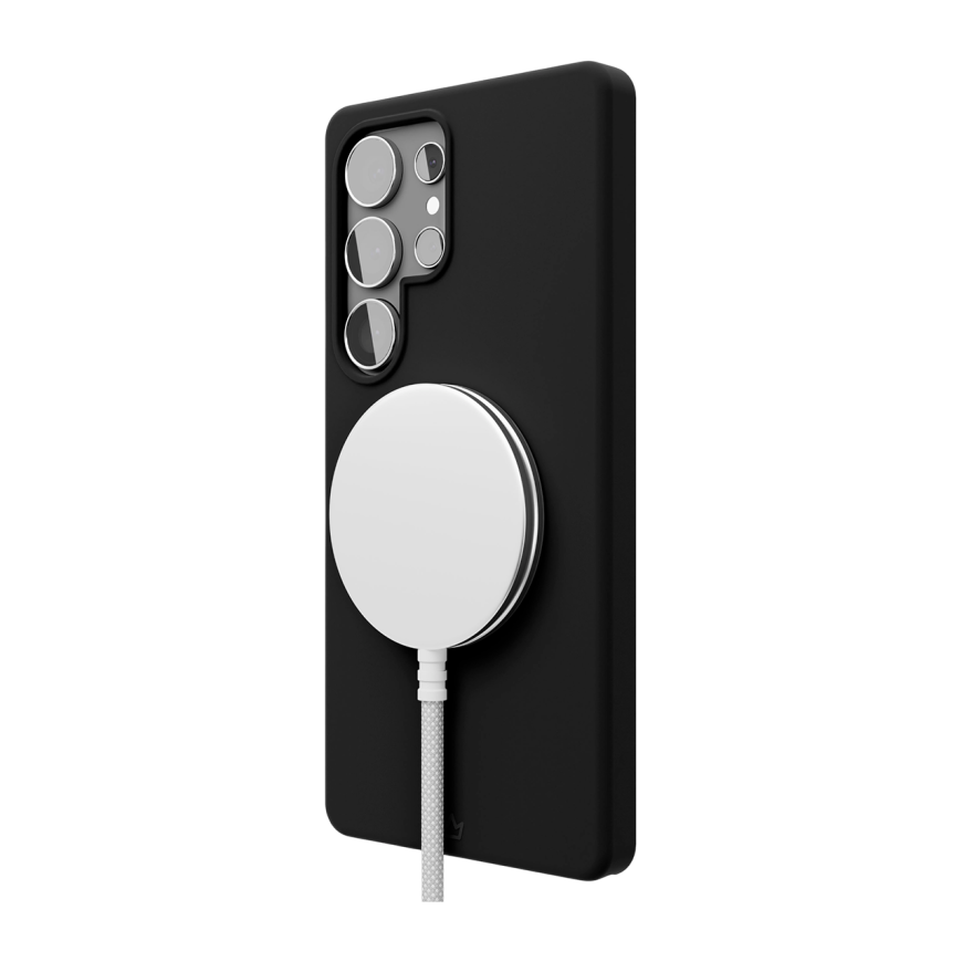 Гибридный силиконовый чехол с поддержкой MagSafe VLP Aster Case для Samsung Galaxy S25 Ultra - фото 4