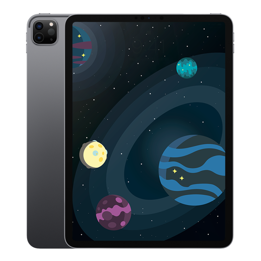 Планшет Apple iPad Pro 11", 128 ГБ, Wi-Fi («Серый космос» | Space Gray) (2021)
