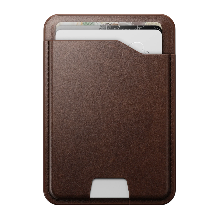 Кожаный чехол-бумажник MagSafe Nomad Horween Leather Mag Wallet