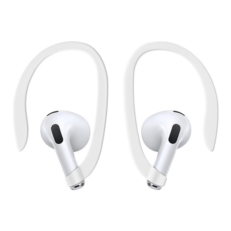 Гибридный силиконовый чехол с карабином и креплениями на уши Uniq Nexo для AirPods 4 (2024) - фото 10