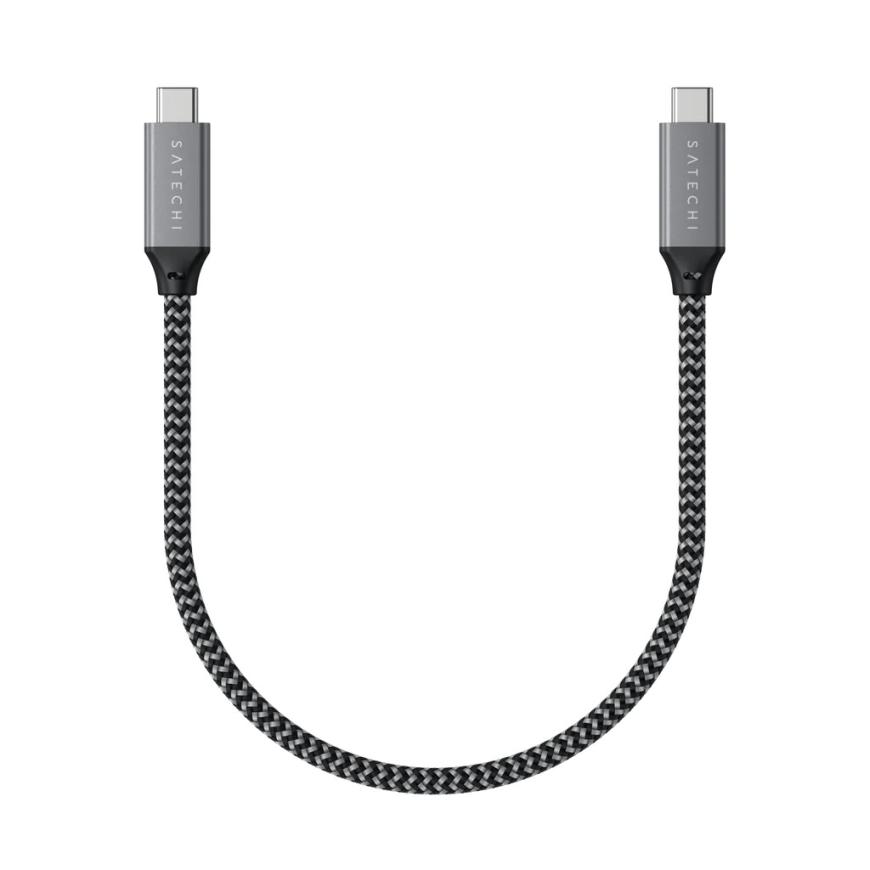 Кабель с нейлоновой оплёткой Satechi USB4 (USB-C) (25 см)