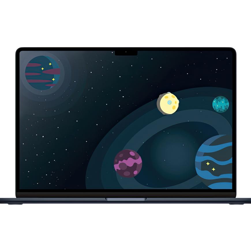 Ноутбук Apple MacBook Air 15” кастомный (M4 10-Core, GPU 10-Core, 24GB, 1TB) («Тёмная ночь» | Midnight)