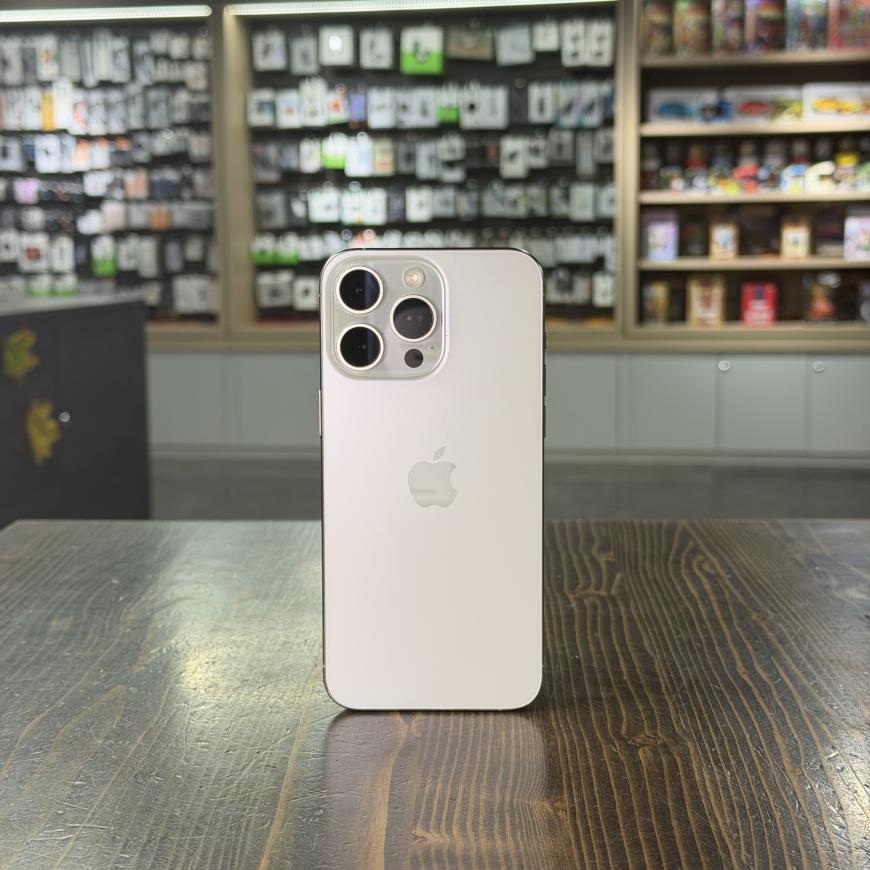 [Уценённый] Смартфон Apple iPhone 15 Pro Max 512 ГБ («Белый титан» | White Titanium) (nano-SIM и eSIM)