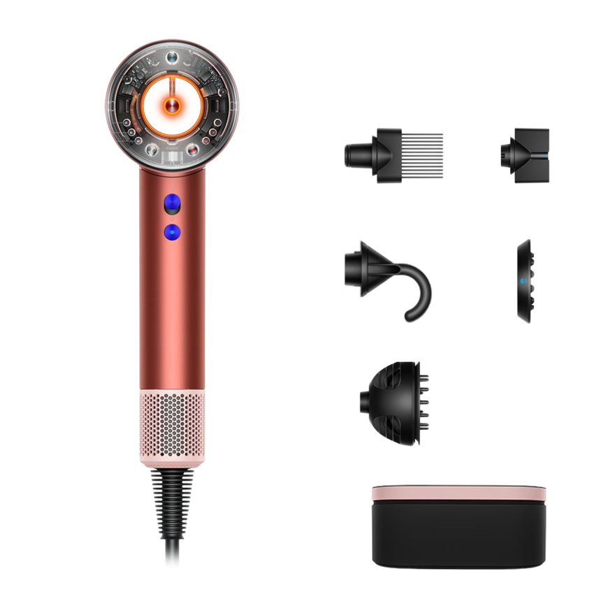 Фен Dyson HD16 Supersonic Nural Hair Dryer Curly+Coily Gift Edition (Strawberry Bronze/Blush Pink) (2023)