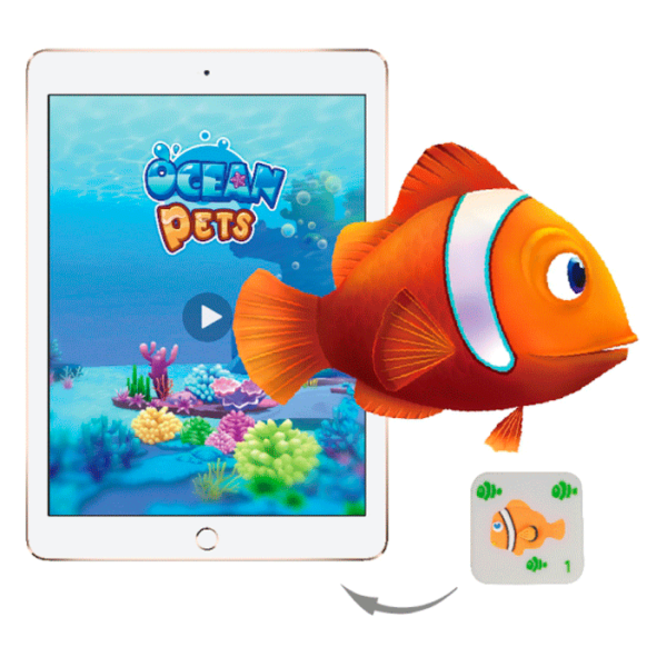 Развивающая игра дополненной реальности Морские обитатели