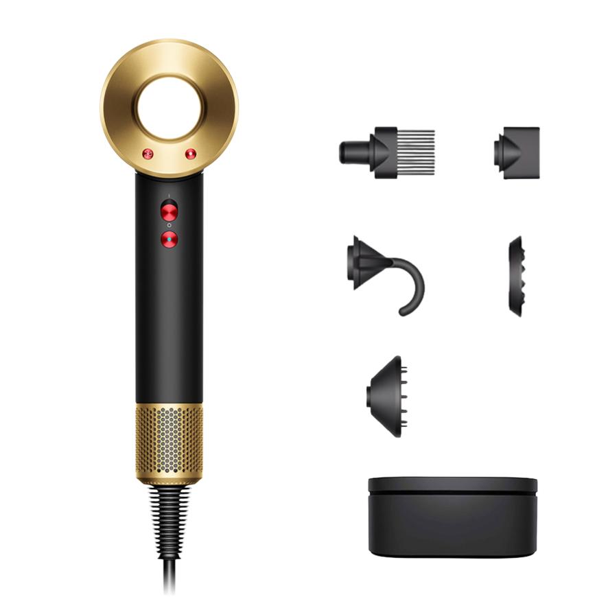 Фен Dyson Supersonic HD07 Gift Edition (Onyx Black/Gold) (2022)