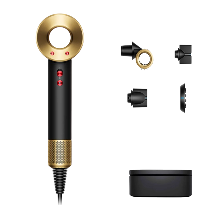Фен Dyson HD15 Supersonic Professional Gift Edition (Onyx Black/Gold) (2023)