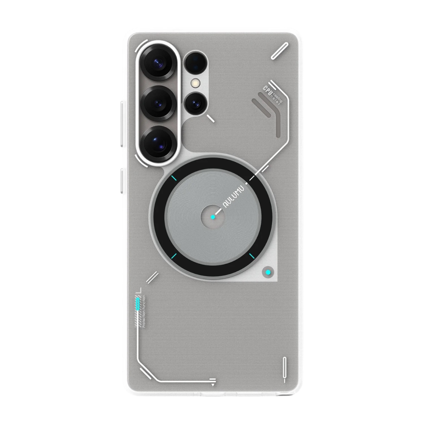Прозрачный чехол MagSafe Aulumu Frosted Case для Samsung Galaxy S25 Ultra