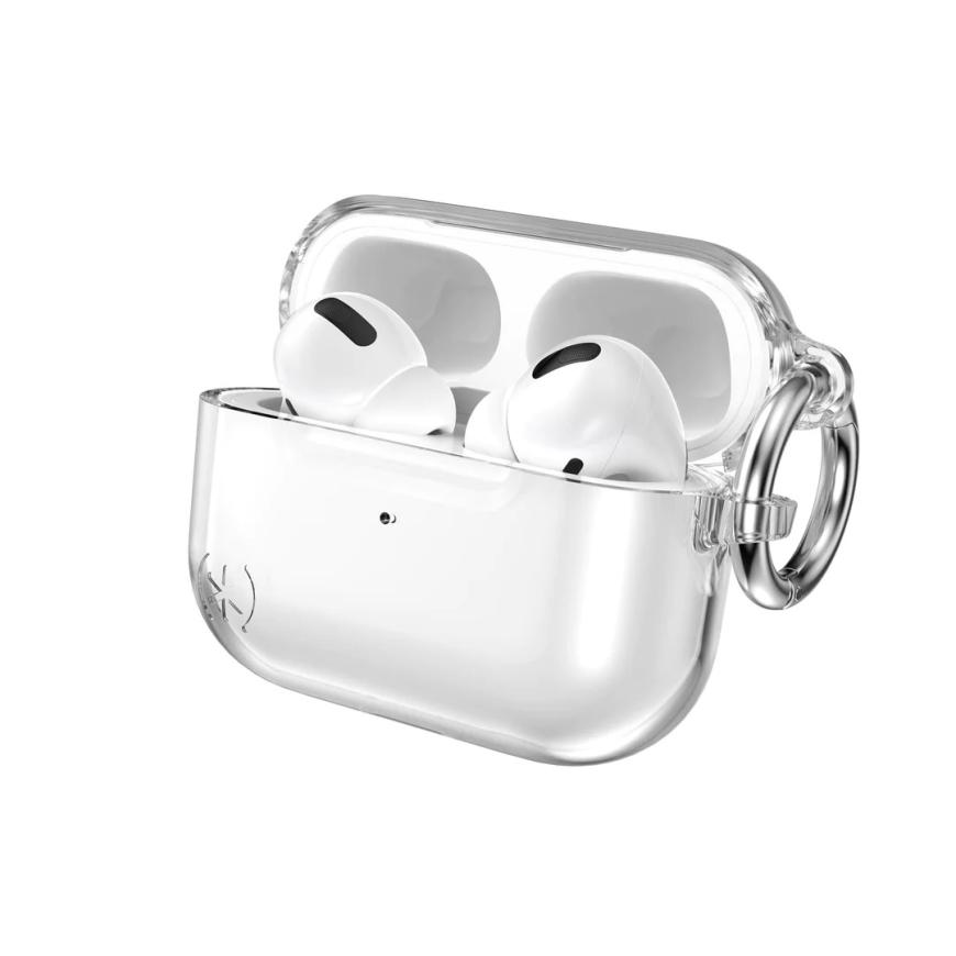 Пластиковый чехол с карабином Speck Presidio Clear для AirPods Pro 1-го поколения