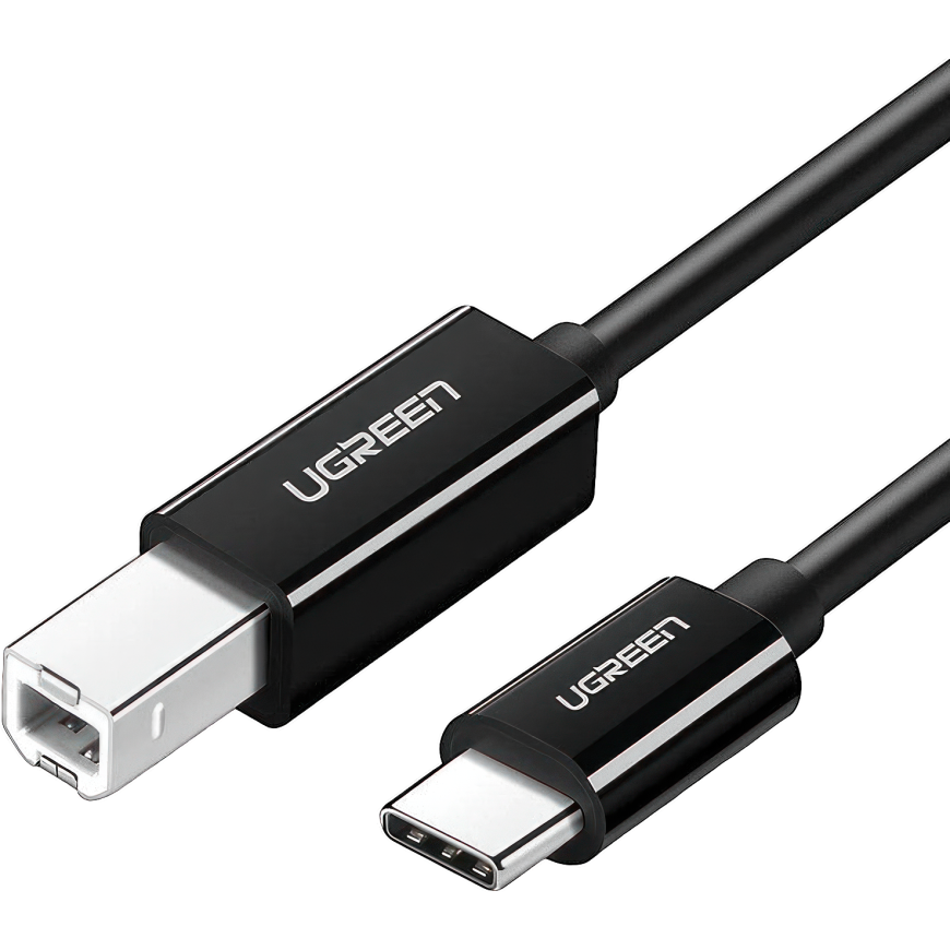 Кабель Ugreen USB-C — USB-B (USB 2.0) (1 м) (US241)