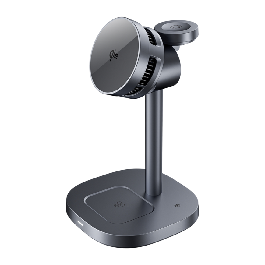 Зарядная станция MagSafe с активным охлаждением Deppa Evo Power для iPhone, Apple Watch и AirPods