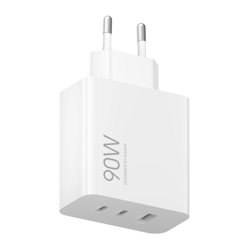 Сетевое зарядное устройство Xiaomi HyperCharge Power Adapter мощностью 90 Вт (2 USB-C, USB-A) (версия Global)