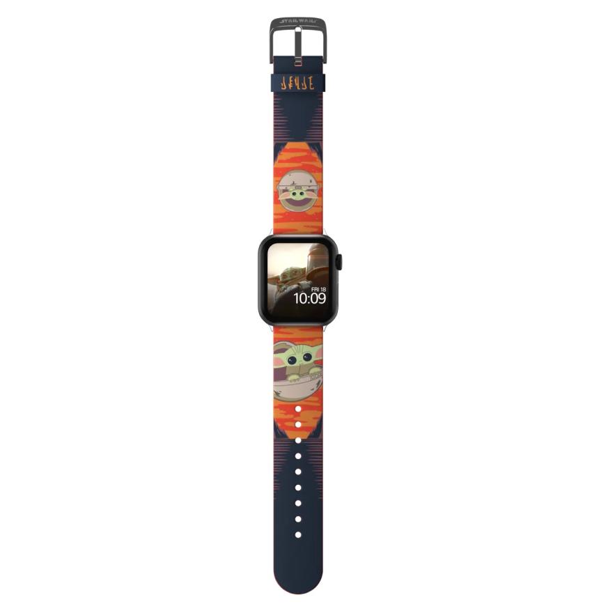 Силиконовый ремешок MobyFox Star Wars The Mandalorian The Child Bounty для Apple Watch всех моделей - фото 2