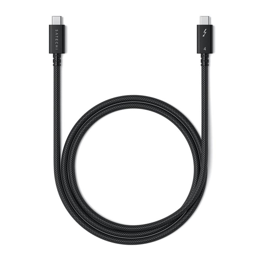 Кабель с оплёткой и ремешком Satechi Thunderbolt 5 Pro (1 м)