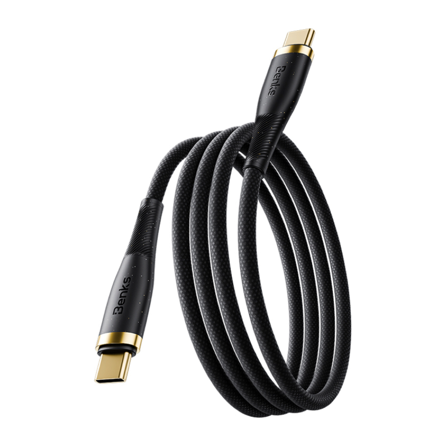 Кабель с оплёткой Benks PowerWeave D47 USB-C (USB 2.0) (1 м)