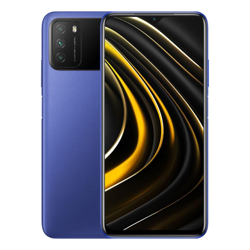 Смартфон Xiaomi POCO M3 4 ГБ + 128 ГБ (Синий | Cool Blue)