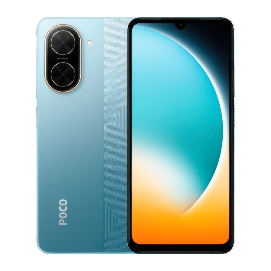 Смартфон Xiaomi POCO C71 4 ГБ + 128 ГБ (Голубой | Blue) (версия Global)