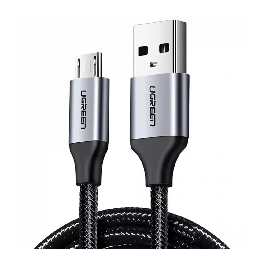 Кабель с нейлоновой оплёткой Ugreen Micro-USB — USB-A (3 м) (US290)